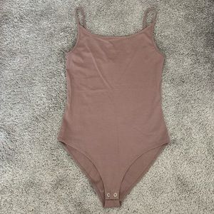 F21 Dusty Rose Bodysuit